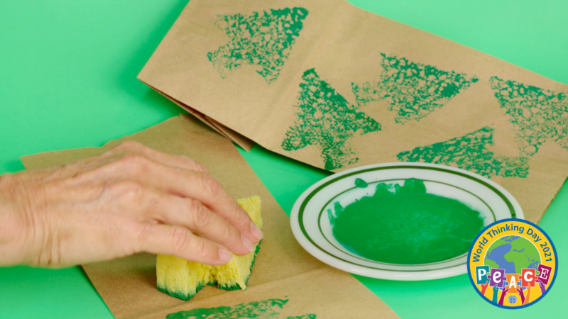 Sponge paiting